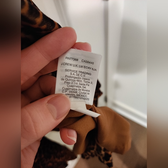 J. Crew Leopard Wrap Dress - Picture 5 of 5